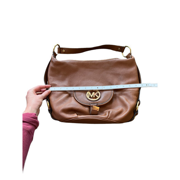 Michael Kors Fulton Leather Luggage Bag - Picture 10 of 11